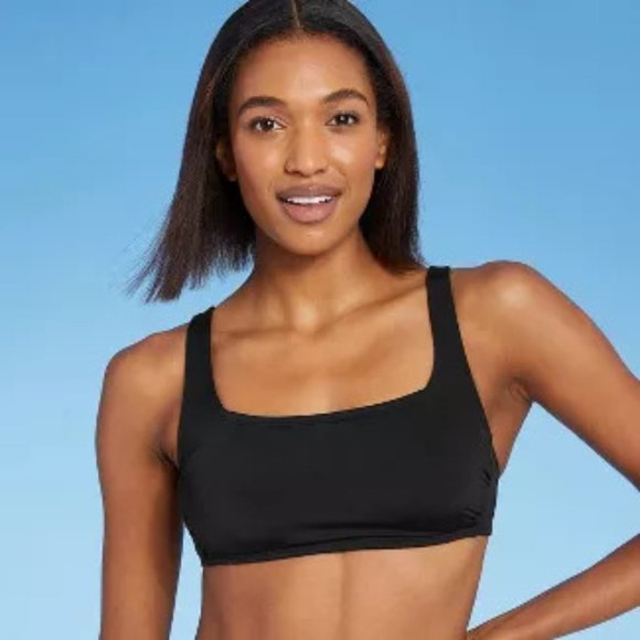 Black Bikini Top (NWT) Medium - Picture 2 of 5